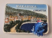 Magnes na lodówkę ceramiczny Makarska Chorwacja Croatia(42) 