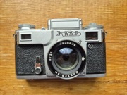 Aparat fotograficzny Kiev 4 z obiektywem Jupiter-8M
