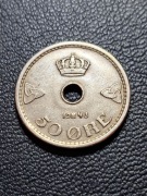 NORWEGIA 50 ORE 1948