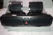 3 Kratki wentylacji OE Skoda Superb 1,podświetlane.Zamiennie vw Passat B5 
