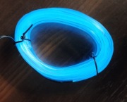 Ambient Ice Blue zimny niebieski, 5mb, Światłowód Taśma  + 2x przetwornica 