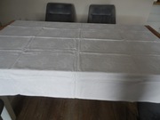 Stary biały obrus 140 x 150 cm Bawełna