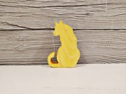 Kot z drewna ; Figurka z drewna ; Figurki z drewna