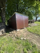 Garaż blaszany 3x5 II gatunek blachy. 