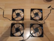 Wentylatory Sharkoon 120mm Led-kolor-Niebiskie4szt