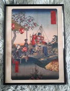 Plakat w Ramce Transformers Mech w Stylu Japońskiego Drzeworytu