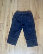 Granatowe spodnie sztruksowe Baby League, r. 86 15-18m-cy