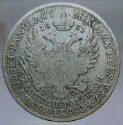 Król. Polskie, 5 złotych polskich 1831 KG