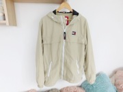 TOMMY HILFIGER JEANS__CHICAGO WINDBREAKER__BEŻOWA WIATRÓWKA__L-XL__NOWA
