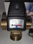 Termostatyczny zawór mieszający, typ VTA322, reg.temp. 20-43 st.C, KVS 1,6