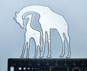 Żyrafa do szkicowania metalowa szablon