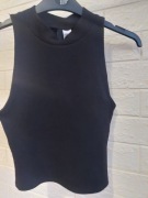 Czarny top XS Tank top
