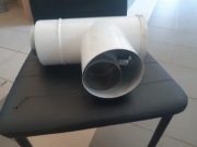 Trójnik Kwasówka 125x80 z odskrlaplaczem i Wyczystką