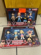 Zestaw 4 stuki figurki stanger  things