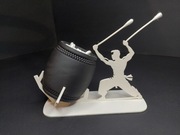 Pojemnik Na Patyczki Do Uszu "Karateka"