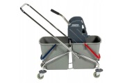 Wózek do sprzątania serwisowy z prasą 2x27L Sprintus