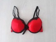 Nowy czerwony stanik biustonosz Weiyesi 70B pushup