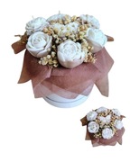 Candle Flower box ze świec sojowych – prezent na Walentynki/Urodziny