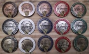 ODZNAKA PRZEWODNIK SZWAJCARIA SAKSOŃ 15 szt. 50 MM