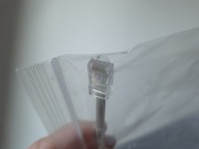 Patchcord RJ45 U/UTP kat. 5e 35 cm szary – nowy