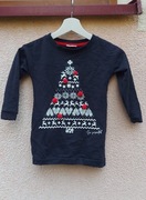bluzka świąteczna renifer choinka 110 coccodrillo