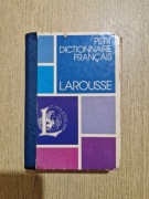 Książka Le petit Larousse słownik fracusko-francuski