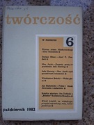 Twórczość nr 443 (6/1982) Max Jacob; Julia Hartwig; Gunter Grass