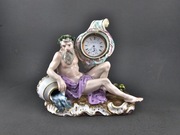 Meissen Miśnia Figura stojak do zegarka kieszonkowego XIX wiek