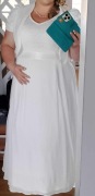 Suknia ślubna plus size z bolerkiem 