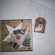 Kartka bożonarodzeniowa ręcznie robiona