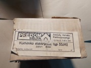 stara kuchenka elektryczna prl predom sprawna plus instrukcja PRL