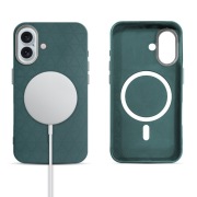 iPhone 16 Plus back Cover Green TPU+PC, Anti-Slip