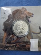 Big Five 2025 Lion Lew Srebro 1oz Moneta