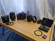 Nikon D3200 + 2 obiektywy + akcesoria