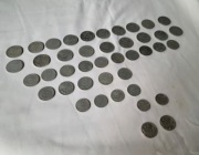 Monety 42szt. PRL zestaw 50 gr 20 gr 10 gr 5 gr 2 zł alu