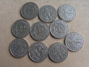 Moneta z miedzywojnia  50 gr 1923 rok, ładne