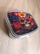 Ozdobne pudełeczko, kieszonkowa szkatułka - sweet skull sugar muerte
