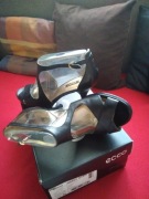 Buty letnie czarne ze skóry ECCO ITALY 