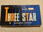 Kredki PRL Three Star Made in China