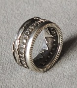 Srebrny Sygnet Męski MONETA Morgan Dollar 1921 – Próba S925