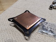 Uniwersalny blok wodny LC plexi miedź z montażem