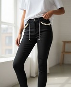 Jeansy UiUj skinny fit -5kg czarne r. 27
