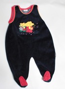 Baby Sana * Welurowe śpioszki z aplikacją 68 cm