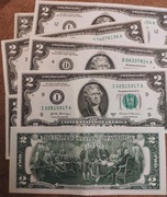 banknot 2 dolary USD