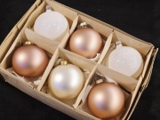 Duże Bombki choinkowe 6 szt. Prl, retro bańki na choinke vintage prl