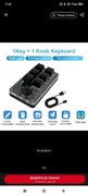 Mini Klawiatura Mechaniczna Makro Pad 6 Klawiszy + Pokrętło USB-C