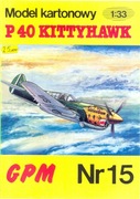 Samolot P-40 Kittyhawk GPM-15