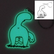 Brelok kot Simon z wzniesionym ogonem Simon's cat świecący w ciemnościach