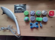 Masażer ręczny z zestawem nasadek