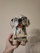 Figurka pies dalmatyńczyk welcome